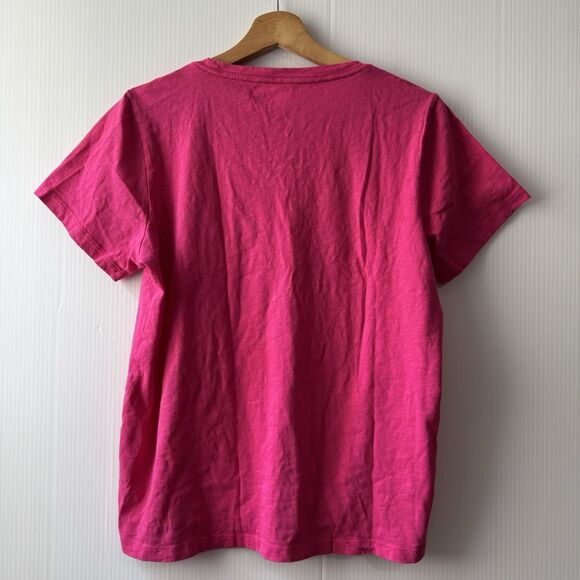 J. Crew Factory Women's "Flamingo w Pineapple" Collector's T Shirt Pink Sz L - Picture 2 of 12